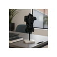 thumbnail image 2 of Modern Statue for Home and Office Decor - Abstract Metal Torso Sculpture with Cut-Out Design on Marble Base - Unique Ornament for Living Room, Bedroom, Bathroom, or Shelf Decor - 17", Black & White, 2 of 12
