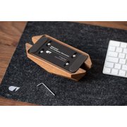 Solid Wood Laptop Dock / Vertical Stand - Oak