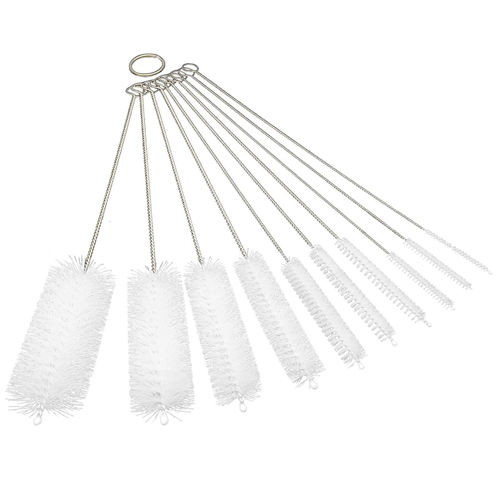 Nylon Tube Brush Set Glass Straw Keyboard Jewelry Cleaning Pipe