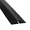 Black, variant on 5 Feet Black D-2 Standard Profile Rubber Duct Floor Wire Cable Cord Cover Protector
