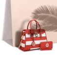 thumbnail image 6 of Dasein Women Handbags Top Handle Satchel Purse Shoulder Bag Briefcase Hobo Bag Set 2Pcs, 6 of 7