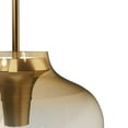 thumbnail image 4 of Hunter - Vidria 1-light Alturas Gold, Medium Size Pendant Light, Dimmable, Formal Style, Bell Shaped, for Bedrooms, Dining, Living Rooms - 45236, 4 of 7