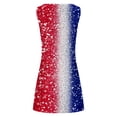 thumbnail image 4 of Edvintorg 4Th Of July Dresses Women's Summer Casual Sleeveless Tank Top Dress Independence Day Printed Dress, 4 of 5