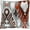 White, Dark Brown, Rust / Minier, variant on Hauteloom Zusez Throw Pillow