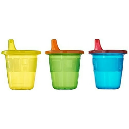 The First Years Spill-Proof 7 Ounce Cups 6 ea Assorted Colors (Pack of 3)