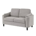 thumbnail image 4 of Soscana Small Sofa Couch Loveseat, 2 Seater Sofa for Living Room Apartment Bedroom Studio Office Small Space,Light Gray, 4 of 10
