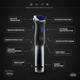 thumbnail image 5 of Kitchen Gizmo Sous Vide Immersion 800 Watt Grey Circulator Cooker with Touchscreen Control Panel and Safety Feature, 5 of 5
