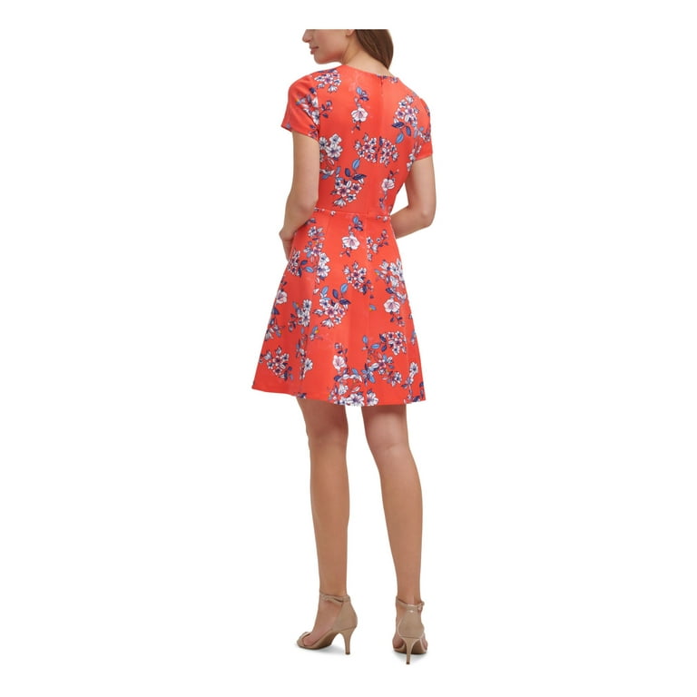 Vince camuto clearance red floral dress