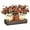orange, variant on KitchenKey 3 Pcs Mason Jar Centerpiece Table Decorations for Dining Farmhouse Coffee Table Decor with Wood Tray and Led Light Table Centerpieces for Dining room Kitchen Living Bathroom,Green