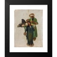 thumbnail image 2 of Ludwig Deutsch 15x18 Black Modern Framed Museum Art Print Titled - Study of a Man and a Girl Holding a Bowl, 2 of 5