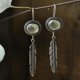thumbnail image 1 of Xiao Hua Pendientes colgantes de estilo retro, nuevos y únicos, para mujer, estilo étnico bohemio, vintage (plateados)., 1 of 3