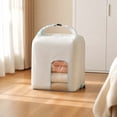 thumbnail image 4 of MTBLYS Bolsa de almacenamiento de algodón para edredones|organizador de ropa de cama de gran capacidad con ventana transparente para edredones de plumas, 4 of 8
