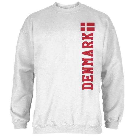 World Cup Denmark Mens Sweatshirt White LG