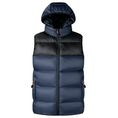 Innerwin Jacket With Detachable Hood Mens Down Vests Winter