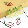 thumbnail image 6 of Novelty Shape Paper Clip Colorful Paper Clip, Metal Fruit Design Paper Clip Set, 6 of 17