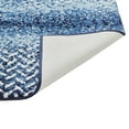 thumbnail image 5 of Better Trends U Shape Contour 20” x 20” Bath Rug Mat Non-Slip Micro Polyester Bath Rugs for Bathroom Floor, Shower, Tub, Toilet Casablanca Collection - (Blue), 5 of 5