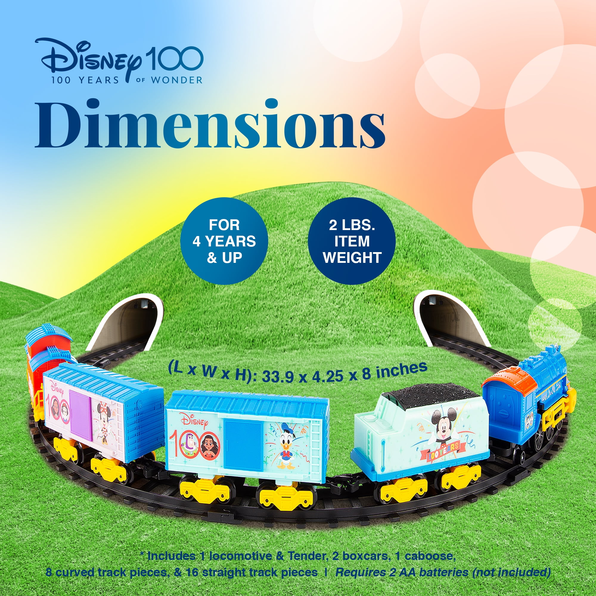 Lionel Disney 100 Years of Wonder, Classic Kids Battery Powered