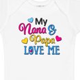 thumbnail image 4 of Inktastic My Nana and Papa Love Me with Hearts Boys or Girls Baby Bodysuit, 4 of 5