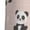 Black, variant on Cute Panda Print Pajama Pants for Men,Men’s Pajama Bottoms,Mens PJ Pants with Pockets & Button Fly-Large