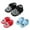 black+red+blue(3pairs), variant on Infant Baby Girls Boys Shoes Soft Sole Toddler Slip On Newborn Check Letter Print Crib Moccasins Casual Sneaker First Walkers Loafers Flats for 0-18 Months