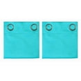 thumbnail image 3 of MDS Blackout Curtains for Living Room and Bedroom Thermal Insulated Grommet Room Darkening Draperies 2 Panels (Teal 42x72), 3 of 7