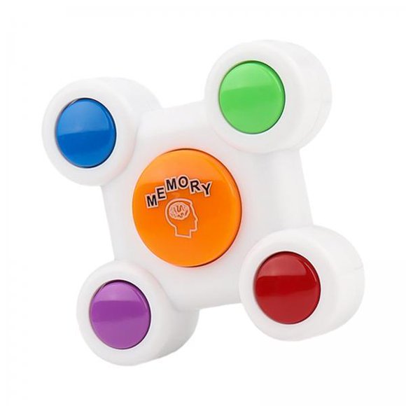 Bunblic 6xElectronic Memory Game Handheld Electronic Toys for Children Girls Boys Kids Square