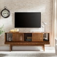 thumbnail image 5 of Holly & Martin Simms Midcentury Modern Media Console, for TVs up to 68", Dark Tobacco, 5 of 17