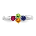 thumbnail image 5 of Sterling Silver Rhodium-plated Family Jewelry Mounting XMR10/4SSM, 5 of 7