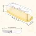 thumbnail image 2 of 7'' Art Butter Dish with Lid Classic Covered Butter Container For Countertop Multi-Purpose Preserving Serving Dessert Tray Bowl Dishwasher Safe, 2 of 13