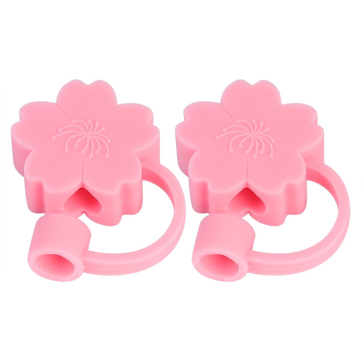 2pcs Reusable Daisy-shaped Straw Stopper Dustproof Cover