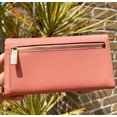 thumbnail image 4 of Michael Kors Womens Jet Set Travel Large Trifold Wallet (Sherbert), 4 of 4