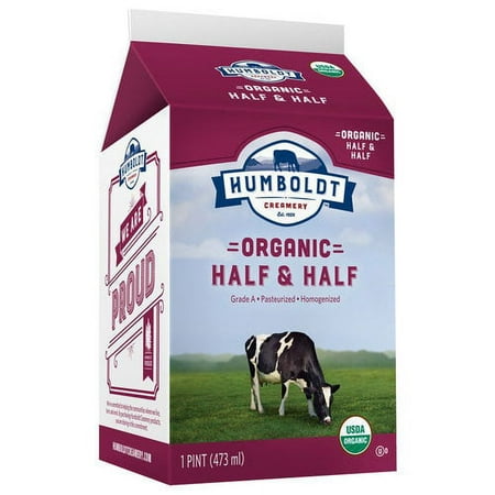 Humboldt Creamery Organic Half & Half, 1 pt