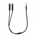 thumbnail image 5 of Headset Adapter Y Splitter 3.5mm Jack Cable with Separate Mic and Audio Headphone Connector Mutual Convertors for Gaming Headset, PS4, Xbox One, Notebook, Mobile Phone and Tablet, 5 of 7