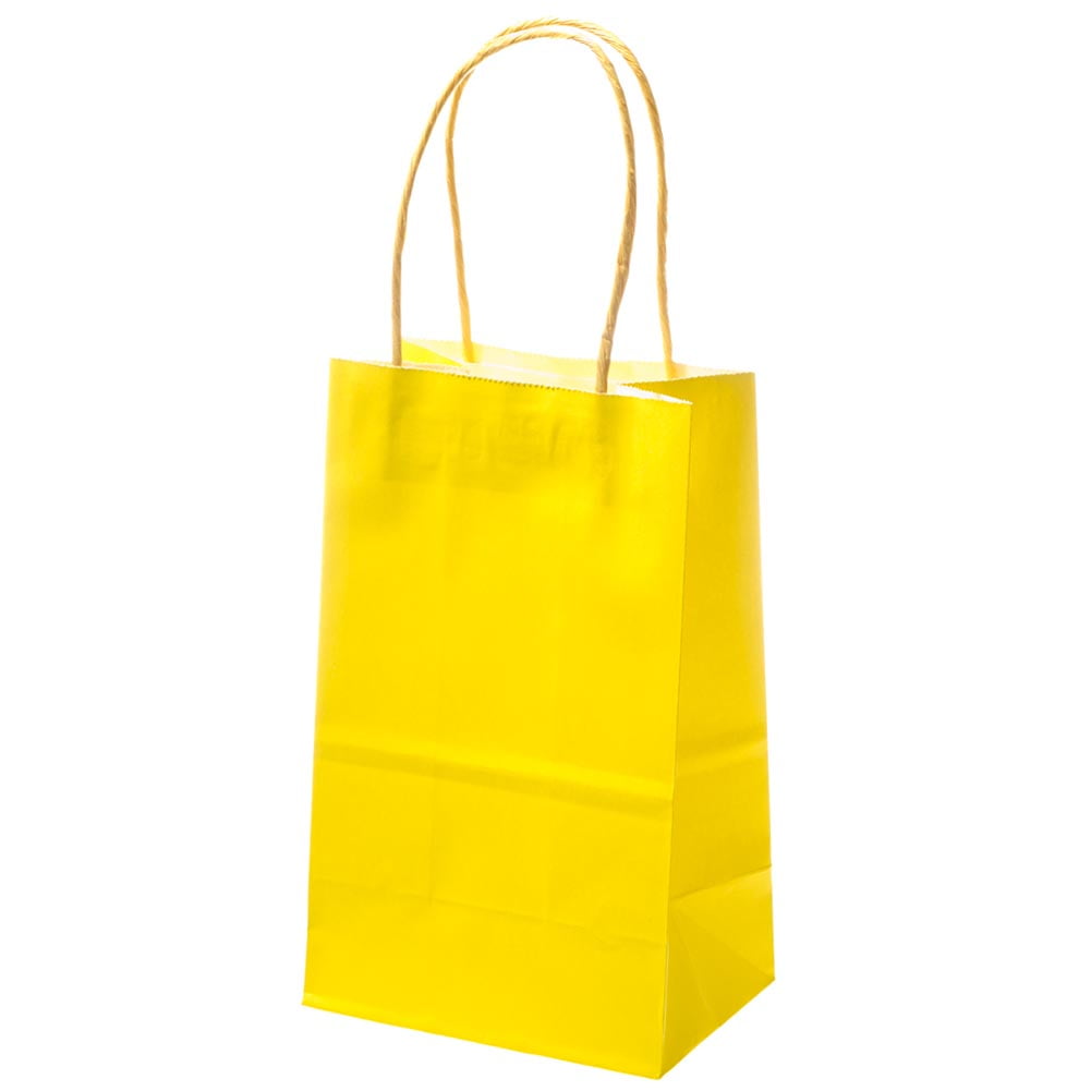Small Yellow Kraft Gift Bags - Walmart.com