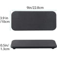 thumbnail image 3 of PYYAN-2 Pcs Water Absorbing Stone Trays, Kitchen/Bathroom Sink Soap Dish, Diatomite Tray Used for Hand Soap & Cosmetic Bottles in The Modern Home, 4" W x 9" L, Dark Gray, 3 of 4