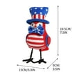 thumbnail image 5 of Patriotic Bird Figurine, 4th of July & Memorial Day Decorations, Independence Day Bird Decor, Featherly Friends Plush for Tiered Tray, USA Flag Theme Home & Table Decor, Fourth of July Veterans Day, 5 of 5