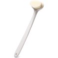 thumbnail image 1 of Cepillo corporal de baño mejorado con cerdas cómodas, exfoliación suave, mango largo, mejora la salud y la belleza de la piel, ducha de baño, cepillo corporal húmedo o seco (14 pulgadas, blanco), 1 of 5