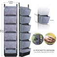thumbnail image 4 of Bolsas de cultivo colgantes Bolsas de plantación con 6 bolsillos Jardinería vertical Macetas Maceta Colgante Jardín de pared Maceta de pared transpirable 42 x 12 pulgadas esquí esquí Gafas de esquí, 4 of 5