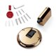 thumbnail image 1 of Self-Locking Door Stopper With Adjustable Height color Gold - Secure and Stylish Doorstop, 1 of 5