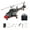 (Red & White & Black/1 Bateery), variant on RC ERA A61 FlyWolf RC Helicopter for Adults, 1/53 Scale 4CH Single Rotor Fixed Height RC Military Helicopter, Remote Control Aircraft Model with One-Key Takeoff Optical Flow Positioning