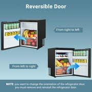 BODEGA 12 Volt Car Refrigerator, 24V DC Portable Car Fridge RV Freezer for Outdoor,Camping, RV and Travel