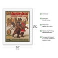 thumbnail image 2 of Barnum & Bailey Circus - Greatest Show on Earth - Bears that Dance - Vintage Circus Poster c.1916 - Fine Art Rolled Canvas Print 20in x 26in, 2 of 4