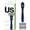 Navy, variant on BIC Us 5-Blade Unisex Razor Starter Kit for Men and Women, Silver, Smooth Shave, 1 Handle & 2 Cartridges