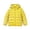 Yellow, variant on ZBSOKO Kids Puffer Jackets Hooded Full Zip Winter Outerwear with Pocket Lightweight Solid Color Padded Coats Warm Clothes Sizes 0-15 Years