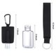 thumbnail image 1 of 5 juegos de botellas de viaje recargables, botellas vacías con tapa abatible con estuche para botellas y soporte para llavero, bolsa de transporte, soporte para llavero (1 oz), 1 of 2