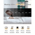 thumbnail image 5 of Blackout Curtains for Bedroom, Abstract Aqua, Room Darkening Window Drapes for Living Room, Modern Grey Geometric White Middle Century Thermal Insulated Grommet Curtains, 52x63 inch, 2 Panels, 5 of 9