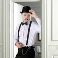 thumbnail image 2 of 1920s Men Costume Accessories Set Gatsby Gangster Roaring Retro 20s Cosplay Sets, 2 of 4