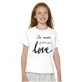 thumbnail image 3 of Motivational Do More of What You Love Girls Kids T Shirt Tees Teen Brisco Brands S, 3 of 6