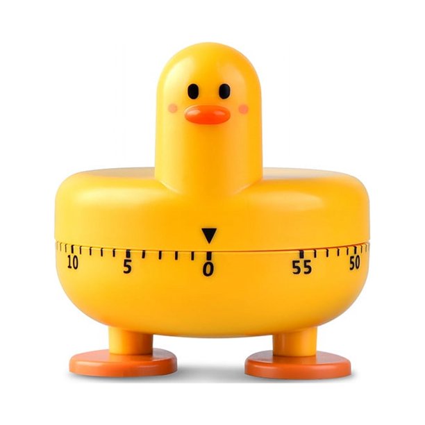 Temporizador de cocina YONGSHENG lindo pato 60 minutos cuerda mecánica giratoria