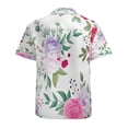thumbnail image 3 of High Quality Hawaiian Shirts for Men Short Sleeve Aloha Beach Shirt Floral Summer Casual Button Down Shirts Blouses TE88YG, 3 of 7